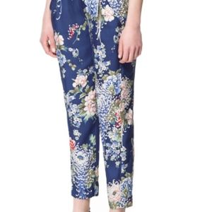 Zara Oriental Print Pants